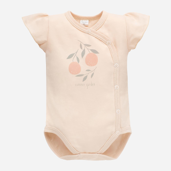 Body dla dzieci Pinokio Summer Garden Bodysuit Buttoned Shortsleeve 68-74 cm Beige-Print (5901033300745)
