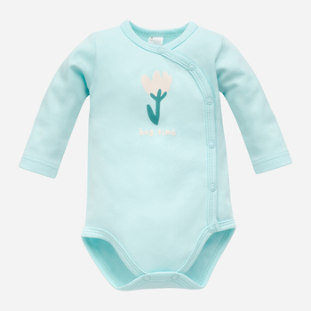 Боді для малюка Pinokio Lilian Bodysuit Buttoned Longsleeve 56 см Mint (5901033305566)