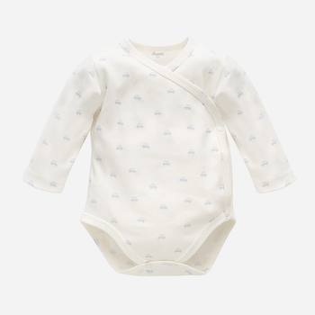 Боді дитяче Pinokio Lovely Day Babyblue Wrapped Body LS 56 см Ecru (5901033311291)