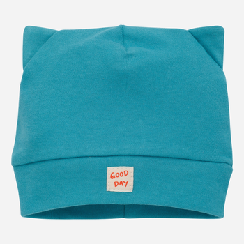 Демісезонна шапка дитяча Pinokio Orange Flip Bonnet 37-39 см Turquoise (5901033307553)