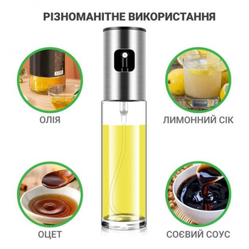 Распылитель для масла соусов заправок уксуса 100 мл Cooking House Пластик (100MLCHDSPNS) CLS55