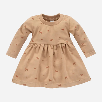 Sukienka dziecięca Pinokio Wooden Pony Dress 68-74 cm Brown Pattern (5901033282737)