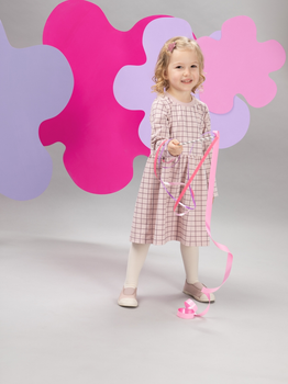 Сукня дитяча Pinokio Romantic Longsleeve Dress 74-80 см Pink-Print (5901033289088)