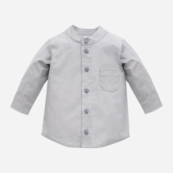 Дитяча сорочка для хлопчика Pinokio Charlie Shirt 74-76 см Сіра (5901033293559)