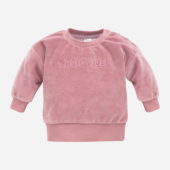 Bluza bez kaptura dziewczęca Pinokio Magic Vibes Sweatshirt 86 cm Różowa (5901033295119)