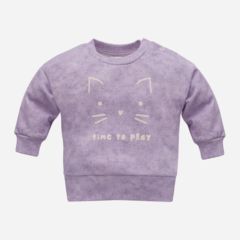 Дитячий світшот для дівчинки Pinokio Lilian Sweatshirt 80 см Фіолетовий (5901033305078)