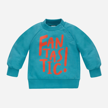 Дитячий світшот для хлопчика Pinokio Orange Flip Sweatshirt 86 см Бірюзовий (5901033307171)
