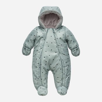 Jednoczęściowy kombinezon zimowy dla niemowląt Pinokio Winter Warm Overall 56 cm Mint (5901033290039)