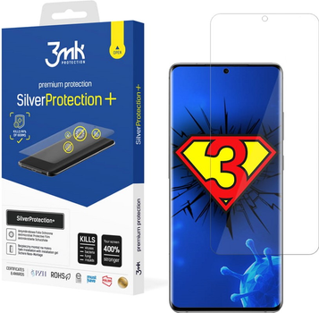 Захисна плівка 3MK SilverProtection+ для Samsung Galaxy S20 антибактеріальна (5903108302654)