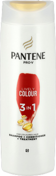 Шампунь для волосся Pantene Pro-V Lively Color 3 в 1 для фарбованого волосся 360 мл (8001090673688)