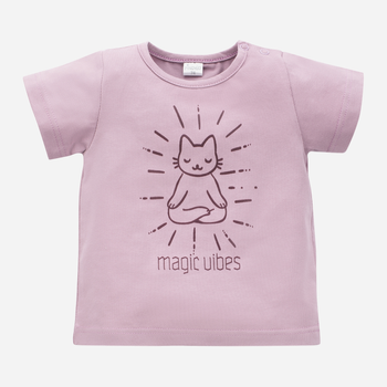 Koszulka dziecięca dla dziewczynki Pinokio Magic Vibes 74-76 cm Różowa (5901033296932)