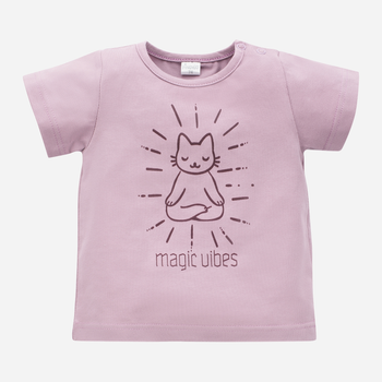 Koszulka dziecięca dla dziewczynki Pinokio Magic Vibes 92 cm Różowa (5901033296963)