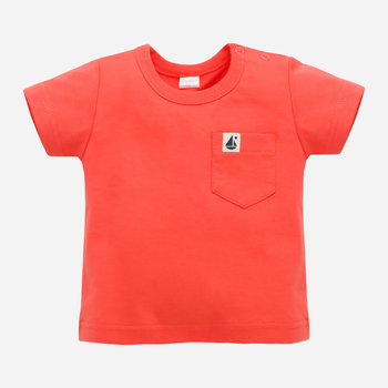 Koszulka chłopięca Pinokio Sailor 74-76 cm Czerwona (5901033303999)