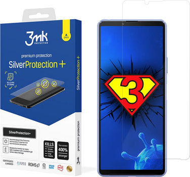 Захисна плівка 3MK SilverProtection+ для Sony Xperia 10 III 5G антибактеріальна (5903108386944)