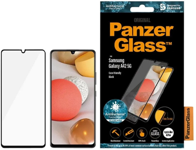Szkło hartowane Panzer Glass E2E Super Plus do Samsung Galaxy A42 5G antybakteryjne (5711724872501)