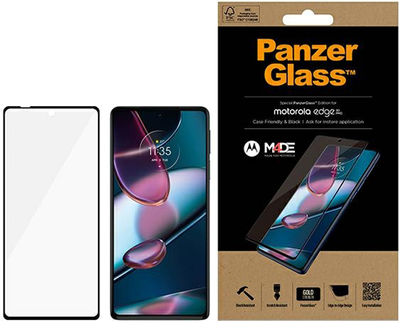 Szkło hartowane Panzer Glass Special Edition do Motorola Edge 30 Pro Black (5711724065590)
