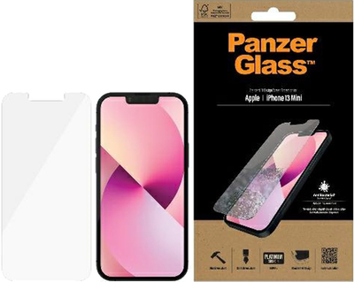 Захисне скло Panzer Glass Standard Super+ Antibacterial для Apple iPhone 13 mini 5.4" (5711724027413)