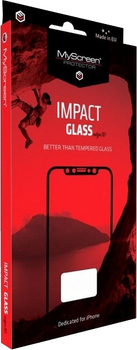 Szkło hybrydowe MyScreen ImpactGlass Edge 3D do Apple iPhone 7 Plus/8 Plus białe (5901924957423)