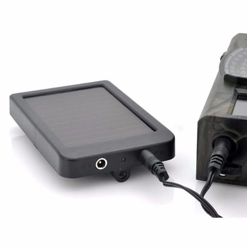 Солнечная зарядка с аккумулятором для фотоловушек и охотничьих камер Suntek HC-300, HC-500 и других, с напряжением 9 Вольт (100638)