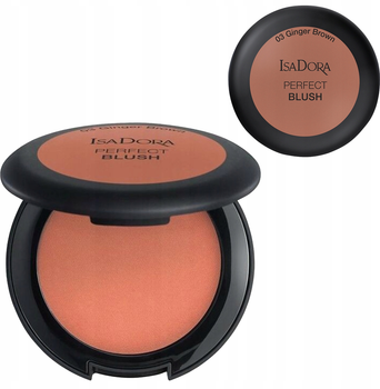 Róź do policzków IsaDora Perfect Blush 03 Ginger Brown 4.5 g (7317852140031)