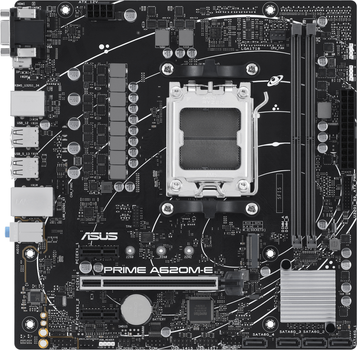 Материнская плата Asus PRIME A620M-E-CSM (sAM5, AMD A620, PCI-Ex16)