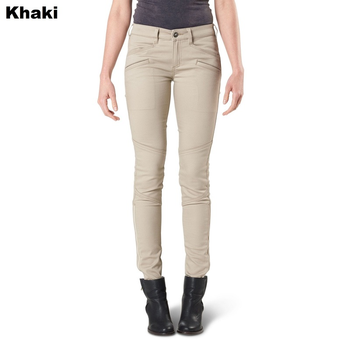 Завужені жіночі тактичні джинси 5.11 Tactical WYLDCAT PANT 64019 2 Long, Khaki