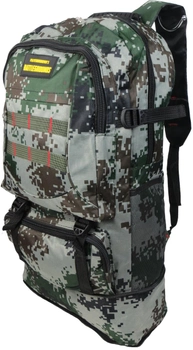 Рюкзак туристичний з можливістю збільшення Battlegrounds 50(64)x35x15 см Хакі 000221678