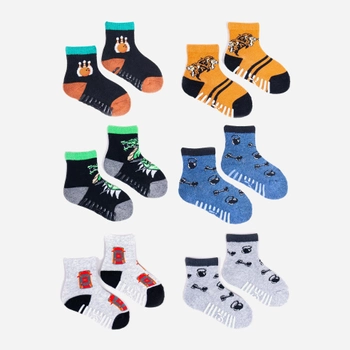 Набір дитячих шкарпеток Yoclub 6 шт SKA-0020C-AA0A 17-19 Різнокольоровий (5901560877406)