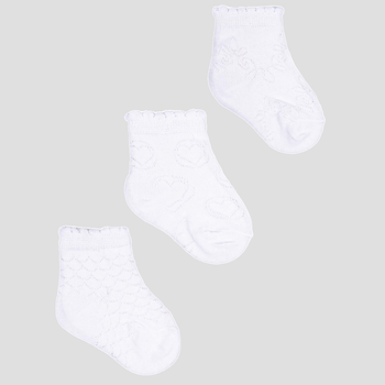 Набір дитячих шкарпеток Yoclub 3 шт SKL-0006G-0100 20-22 Білий (5901560882431)