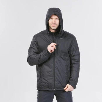 Куртка чоловіча QUECHUA SH100 X-Warm чорна -10°C водонепроникна - 4XL