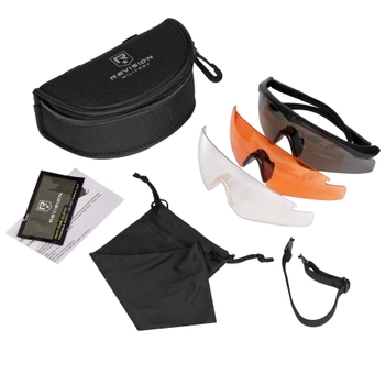 Комплект баллистических очков Revision Sawfly Max-Wrap Eyewear Deluxe Vermilion Kit L 2000000141749