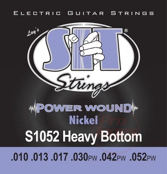 Струны для электрогитары SIT S1052 Heavy Bottom Power Wound Nickel (10-52)