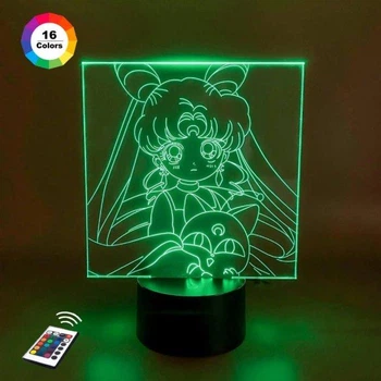 Ночник-светильник 3D "Темная Леди" 25х14 см 3DTOYSLAMP (2000002624318)