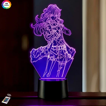 Ночник-светильник 3D GENSHIN IMPACT "Дилюк" 16х13 см 3DTOYSLAMP (2000002618140)