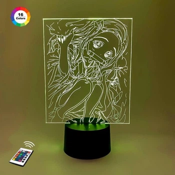 Ночник-светильник 3D "Незуко Камадо" 25х14 см 3DTOYSLAMP (2000002624295)