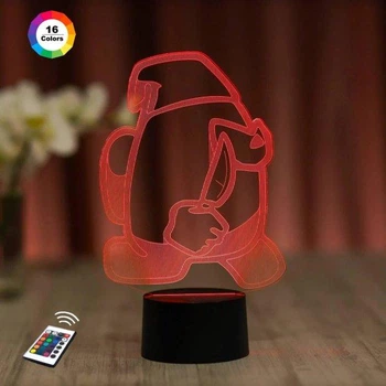 Ночник-светильник 3D "Амонг Ас 3" 3DTOYSLAMP 26х14 см 000262468