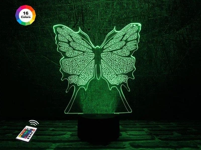 Нічник-світильник 3D "Метелик" 3DTOYSLAMP 24х19 см 000262270