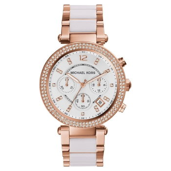 Женские часы Michael Kors Women's Parker Chronograph Two-Tone Stainless Steel Watch (МК5774)