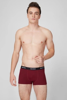 Трусы боксеры, 2 штуки Naviale 54(2XL) Бордо-Синий (90745)