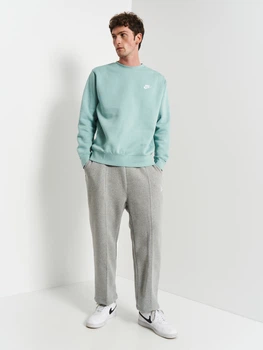 Спортивные штаны утепленные мужские Nike M Nk Club Bb Cropped Pant DX0543-063 XL Dark Grey Heather/White (196154950350)