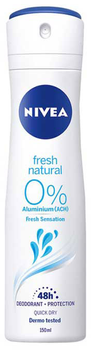 Антиперспірант Nivea Fresh Natural 0% Aluminuim 150 мл (4005900388476 / 4005808723225)