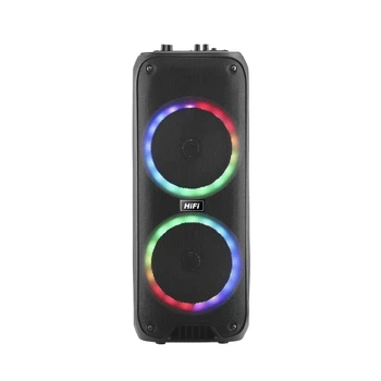 Акустична система RX-8250B (8"х2) (20W) (Дротовий мікрофон) (3000mAh) (Пульт)