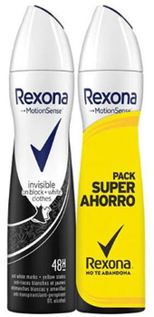 Antyperspirant Rexona Motion Sense Invisible On Black&White Clothes Spray 2 x 200 ml (8710522485965)