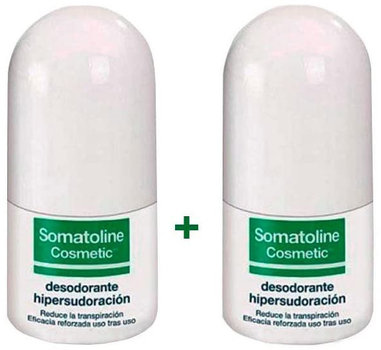 Дезодорант Somatoline Cosmetic Pack Hyper Perspiration s Roll On 2 x 40 мл (8002410062922)