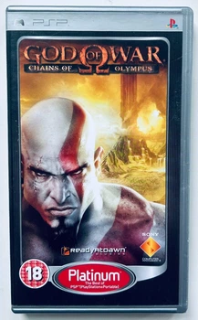 God of War: Chains of Olympus Platinum, Б/У, английская версия - UMD-диск для PSP