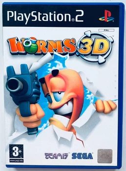 Worms 3D, Б/У, английская версия - диск для PlayStation 2