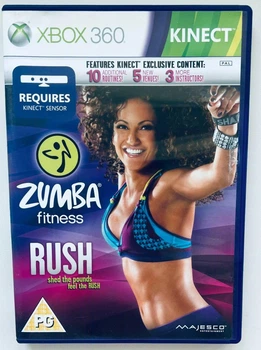 Zumba Fitness Rush, Б/У, русская версия - диск для Xbox 360