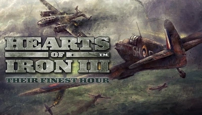 Дополнение Hearts of Iron III: Their Finest Hour для ПК (Ключ активации Steam)
