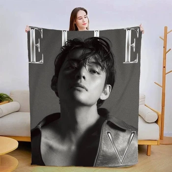Плед Kim Taehyung BTS_2 покрывало с 3D рисунком размер 135х160