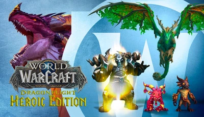 Игра World of Warcraft: Dragonflight Heroic Edition для ПК (Ключ активации Battle.net)